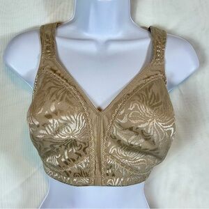 NWT Zero Bound Tan Wirefree 38DD Adjustable Sports Bra